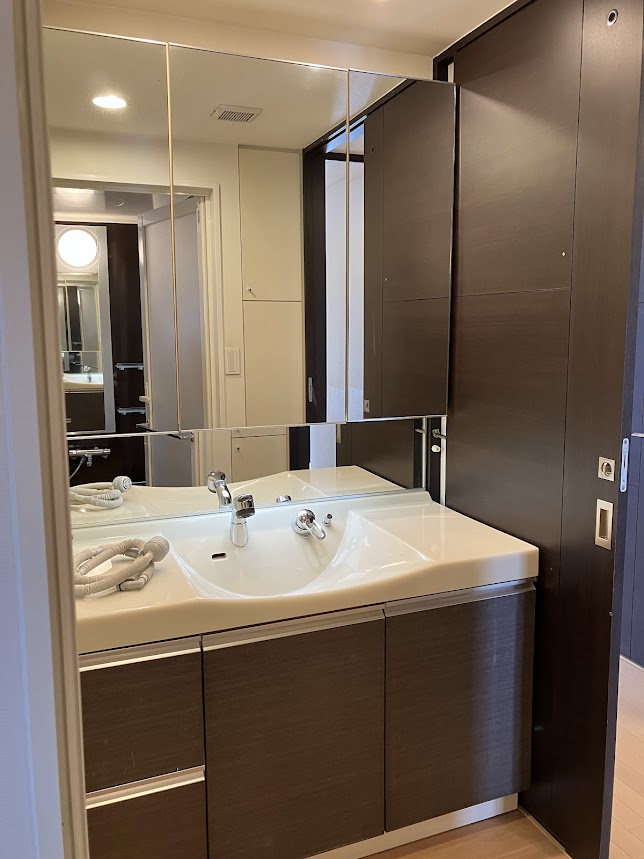 洗面台収納クローズ